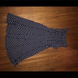 Polka Dot A-Line Dress